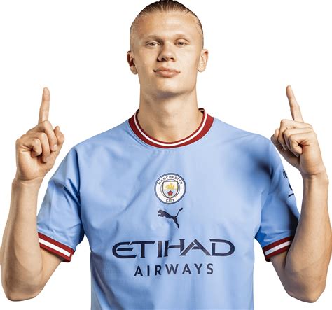 erling haaland manchester city png